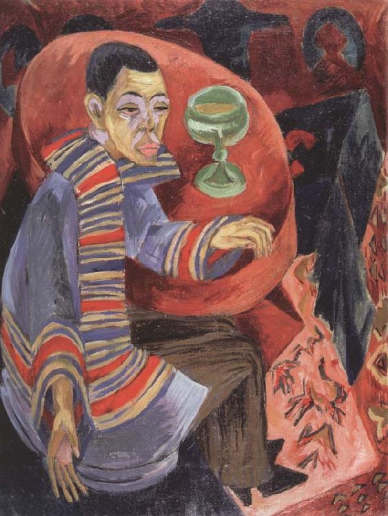 Ernst Ludwig Kirchner The Drinker China oil painting art